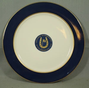 Golden Horseshoe Golf club Williamsburg Inn,Virginia vintage old dinner plate - Picture 1 of 2