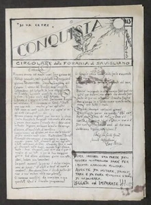 WWII Eroberung - Rundschreiben der Foranie von Savigliano (Keil) Nr. 3 Mai 1943 - Bild 1 von 3