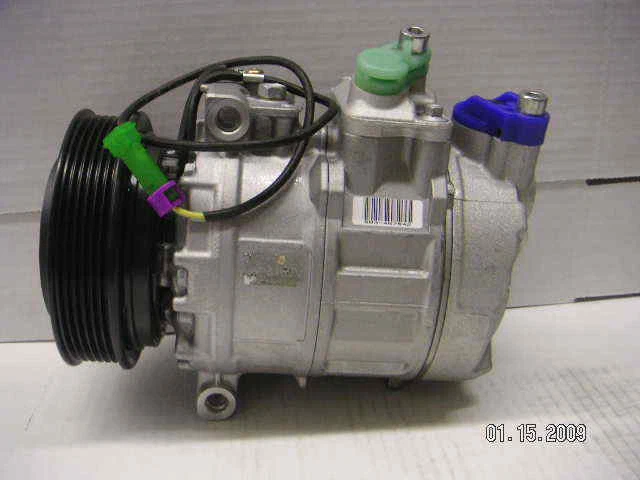 AC Compressor OEM Denso 7SB16C fits Audi A4, A4 Quattro, A6, A6 Quattro, A... QR - Image 1 of 4