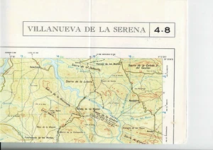 2 Spanische Militärkarten-2 Mapa Militar Espagna Rio Guadiana 1:20.000 / 200.000 - Bild 1 von 4