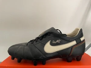 Nike Tempo R10 Ronaldinho gelb/schwarz INSGESAMT 90 FUSSBALLSCHUHE 44 9 10 - Bild 1 von 7