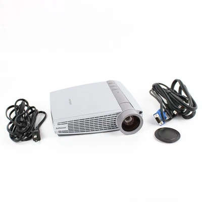 InFocus Projector LP130 w/ Remote, Power Cable, DVI-VGA/USB Cable & Quick Start - Image 1 of 4