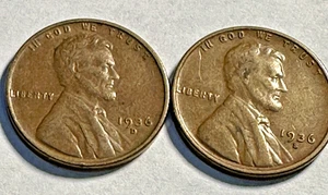 1936-D & 1936-S Lincoln Wheat 1c ~ High Grade ~ Low Mintage ~ Bargain! ~ S74 - Picture 1 of 5