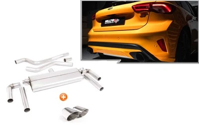 Milltek Sportauspuffanlage Ford Focus 4 ST, Bj. ab 2019, Endrohr 2x115mm rund - Bild 1 von 4