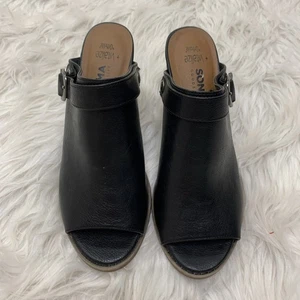 Sonoma Mules Tacón Negro Talla 9 - Imagen 1 de 4