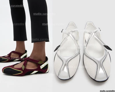 Attico Cross Strap, sneakers Ballet ShoesBa Mesh Breathable Sandals floor - Immagine 1 di 4