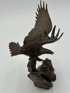 Franklin Mint Flügel des Ruhms massive Bronze Adler Skulptur Ronald Van Ruyckevelt - Bild 1 von 21