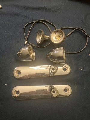 used Harley Davidson chrome bullet light assemblies, 2007 Streetglide - Image 1 of 4