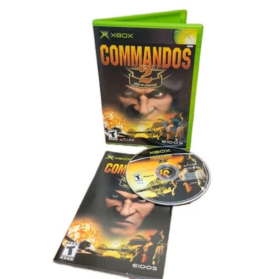 Xbox Commandos 2: Men of Courage Complete w/ Manual - Fighter Action Tested - Image 1 of 4
