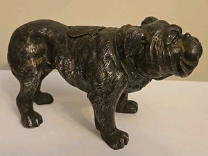 RARO!! Bulldog de metal fundido estampado de la Universidad de Yale temprano - Imagen 1 de 12