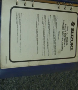 1990 Suzuki DR100L Dual Sport Motorcycle Specifications Reference Manual xz - Picture 1 of 10