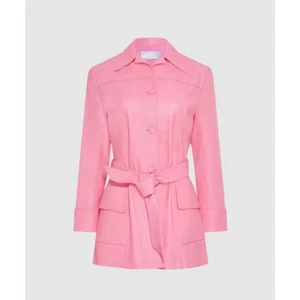 Gabardina Somerset THE MIGHTY COMPANY rosa intenso talla grande comodidad informal - Imagen 1 de 8