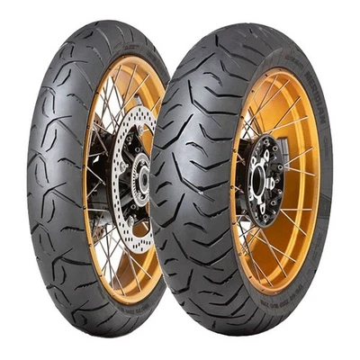 COPPIA GOMME DUNLOP 110/80-19 TRAILMAX MERIDIAN + 130/80-17 TRAILMAX MERIDIAN D - Immagine 1 di 4