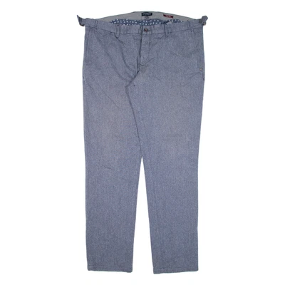 GUTTERIDGE Pantalone Uomo Blu Slim Conico W40 L32 - Immagine 1 di 4