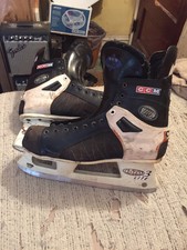Vintage CCM Tacks 252 With Pro3 Lite Blades Men's Senior SIZE 13 (48) Boots Okly