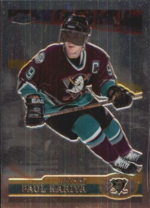 1999-00 Topps/OPC Chrome Anaheim Ducks Hockey Card #3 Paul Kariya