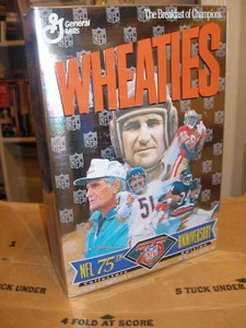 1994 Wheaties NFL 75th Anniversary Box - No Contents Dick Butkus Walter Payton - Picture 1 of 2
