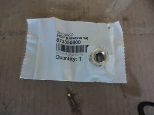 PKG. of 2 New Genuine OEM Husqvarna 873350800 Nuts - Picture 1 of 1