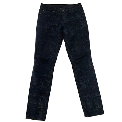 Jessica Simpson Forever Skinny Faux Snakeskin Jeans 32x32 Black 29 Regular - Image 1 of 4