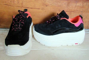 Coolway Cluster Negro Gamuza Parte Superior Baja Plataforma Zapatillas Talla EU 37 UK 4 - Imagen 1 de 10