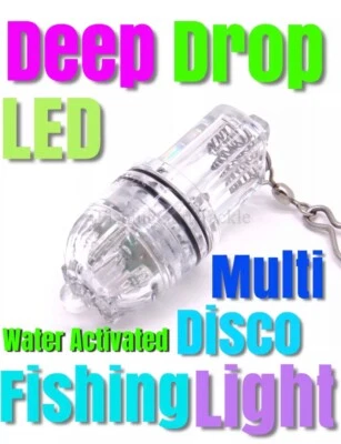 Luz de pesca LED de caída profunda multi discoteca mero, pez espada azulejo pez Foto 1 de 4