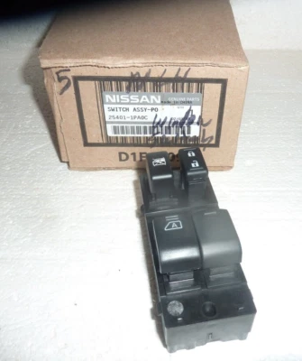 Interruptor puerta lado izquierdo conductor nuevo para Nissan NV1500 NV2500 NV3500 2012-2021 S30A Foto 1 de 4