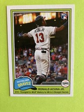 2018 Topps Throwback Thursday Ronald Acuna Jr  Rookie #231