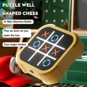 GiiKER/Tic Tac Toe /Bolt Game 3-in-1 Handheld Puzzle Game Console Board Game Toy - Picture 1 of 11