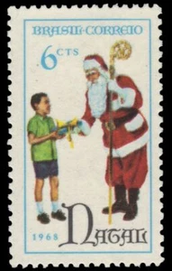 BRAZIL 1111 (Mi1200) - Christmas "Santa Claus" (pa73997) - Picture 1 of 1