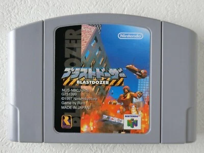 BLASTDOZER Blast Dozer (Very Good) N64 Nintendo 64 From Japan - Image 1 of 4