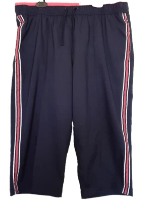 SJB ACTIVE WOMENS BLUE WITH PINK STRIPE CAPRICES PETITE LARGE WITH POCKETS - Image 1 of 4