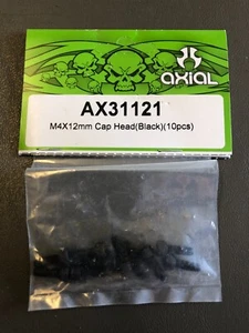 Viti testa tappo assiale M4X12 mm nero parte 10 pz # AX31121 - Foto 1 di 1