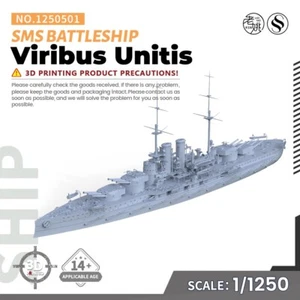 SSMODEL SS1250501 1/1250 Kit Modelo Militar SMS Viribus Unitis Acorazado - Imagen 1 de 3