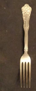 Hallmarked Antique WM Rogers X12 Silver Plate Dinner Fork - OLD FORK - MONOGRAM - Picture 1 of 1