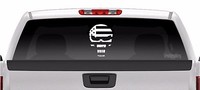 PUNISHER SKULL AMERICAN FLAG DECAL STICKER VINYL 2nd Amendment Gun Rights