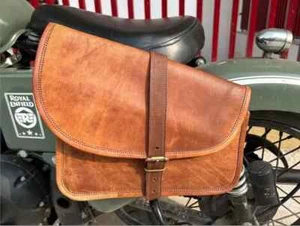 Genuine Leather Bike bag Saddle Bag Utility Tool Box kit vintage handmade bag. - Picture 1 of 5