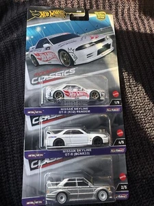 Hot Wheels 2024 Premium Modern Classics Set Of 3, Skylines And Mercedes - Picture 1 of 4