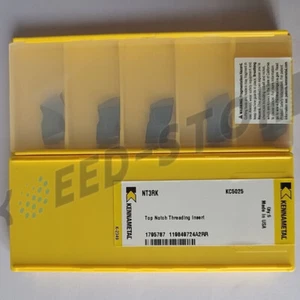 10 STCK. Neu NT3RK KC5025 NT3RK KENNAMETAL CNC Klinge Hartmetall-Einsätze - Bild 1 von 5
