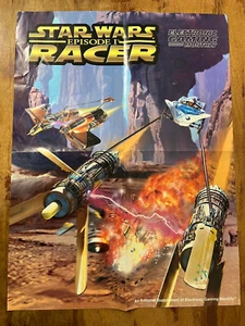 Star Wars Episode 1 Racer Foldout Double Sided Poster Electronic Gaming Monthly - Picture 1 of 12