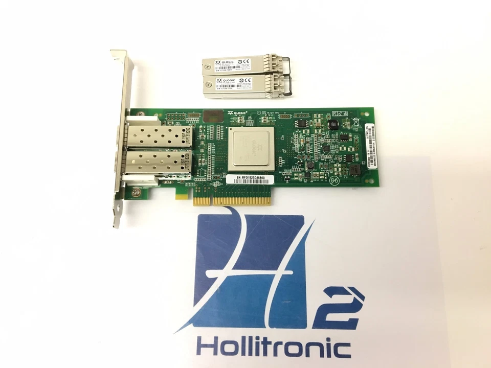*USED* Qlogic PX2810403-79 8Gbps FC Dual Port Fiber Host Bus Adapter - Image 1 of 1