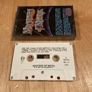 Masters Of Metal CASSETTE TAPE Y&T black sabbath iron maiden rush dio rainbow - Picture 1 of 3