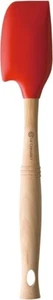 Le Creuset Silicone Gourmet Spatula VS Size M Cherry Red Heat Resistant JPN NEW - Picture 1 of 10