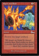 Rack and Ruin *PLAYSET* Magic MtG x4 Urza's Legacy SP