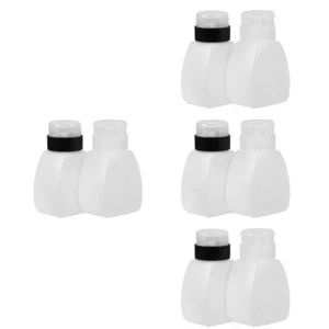  Set of 4 Flasche Drücken Leere Herunterdrücken Maniküre-Pumpflaschen - Bild 1 von 12