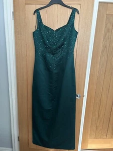 Brand New Hilary Morgan Prom/Evening Dress size 16 , Dark Green - Picture 1 of 6
