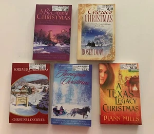 Lot of 5 Inspirational Christmas Books Fiction Brand New Paperback - Picture 1 of 6