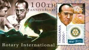 Tanzania 2005 - Rotary International, 100 Years - Souvenir Sheet - Sc 2390 - MNH - Picture 1 of 1