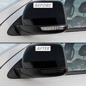 FOR 2011-2024 Dodge Durango Mirror Turn Signal SMOKE Precut Vinyl Tint Overlays - Picture 1 of 6