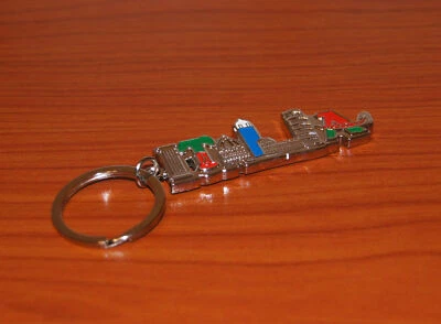 PORTACHIAVI METALLO ITALIA TRIDIMENSIONALE CON FIGURE STORICHE IDEA REGALO - Immagine 1 di 3