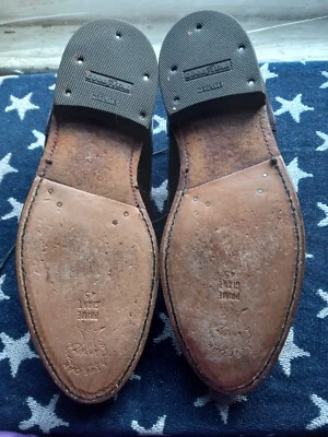 Men's Stafford Burgandy Wingtip Lace Up Oxford Dress Shoes 9.5 D Leather Dress - Image 1 of 4